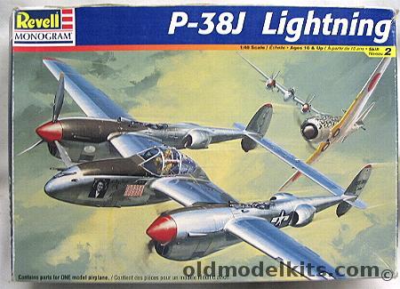 Monogram 1/48 P-38J Lightning - P-38L / P-38M 2 Seat Night Fighter - Ace Richard Bong's Aircraft, 85-5479 plastic model kit